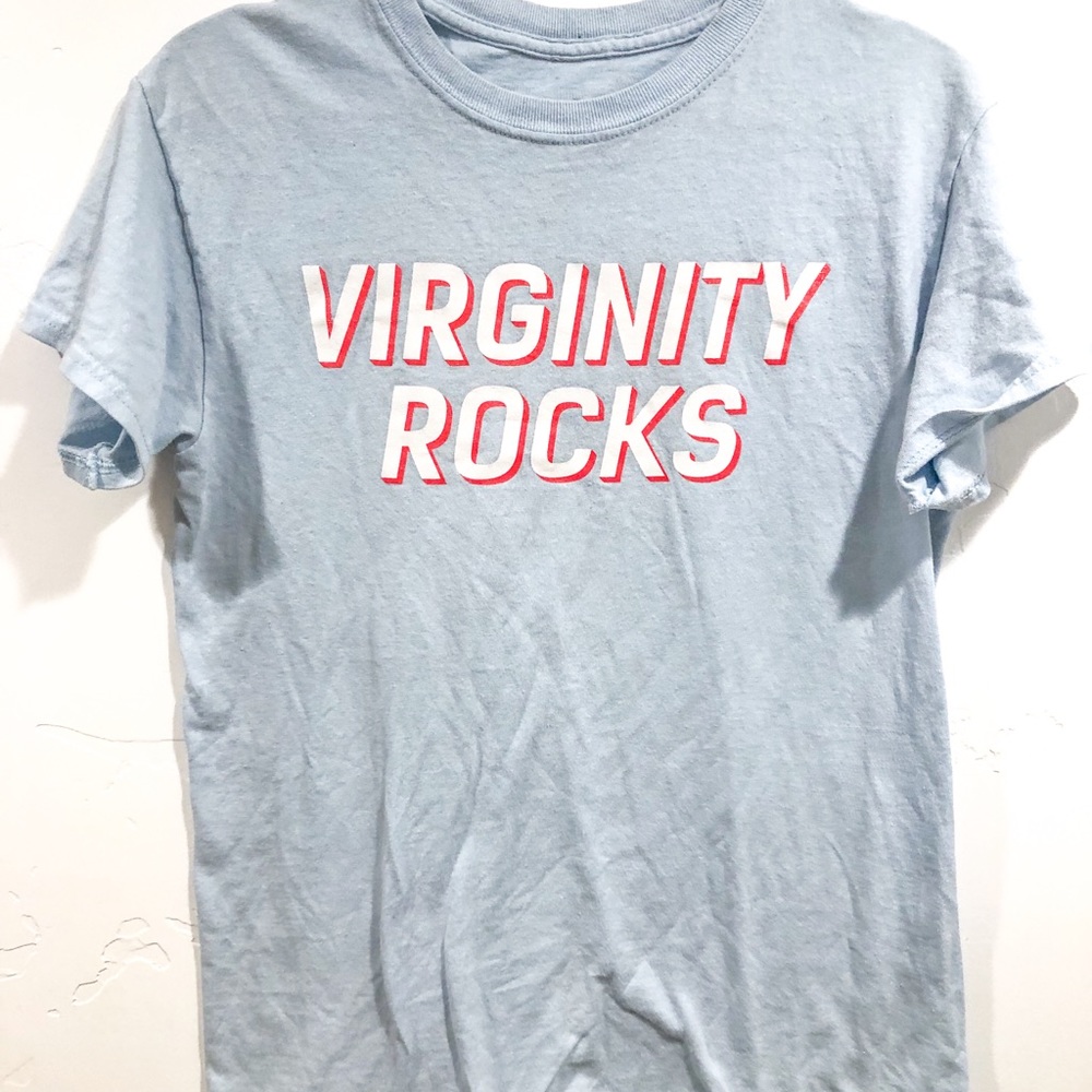 Danny Duncan Virginity Rocks Baby Blue Shirt *M